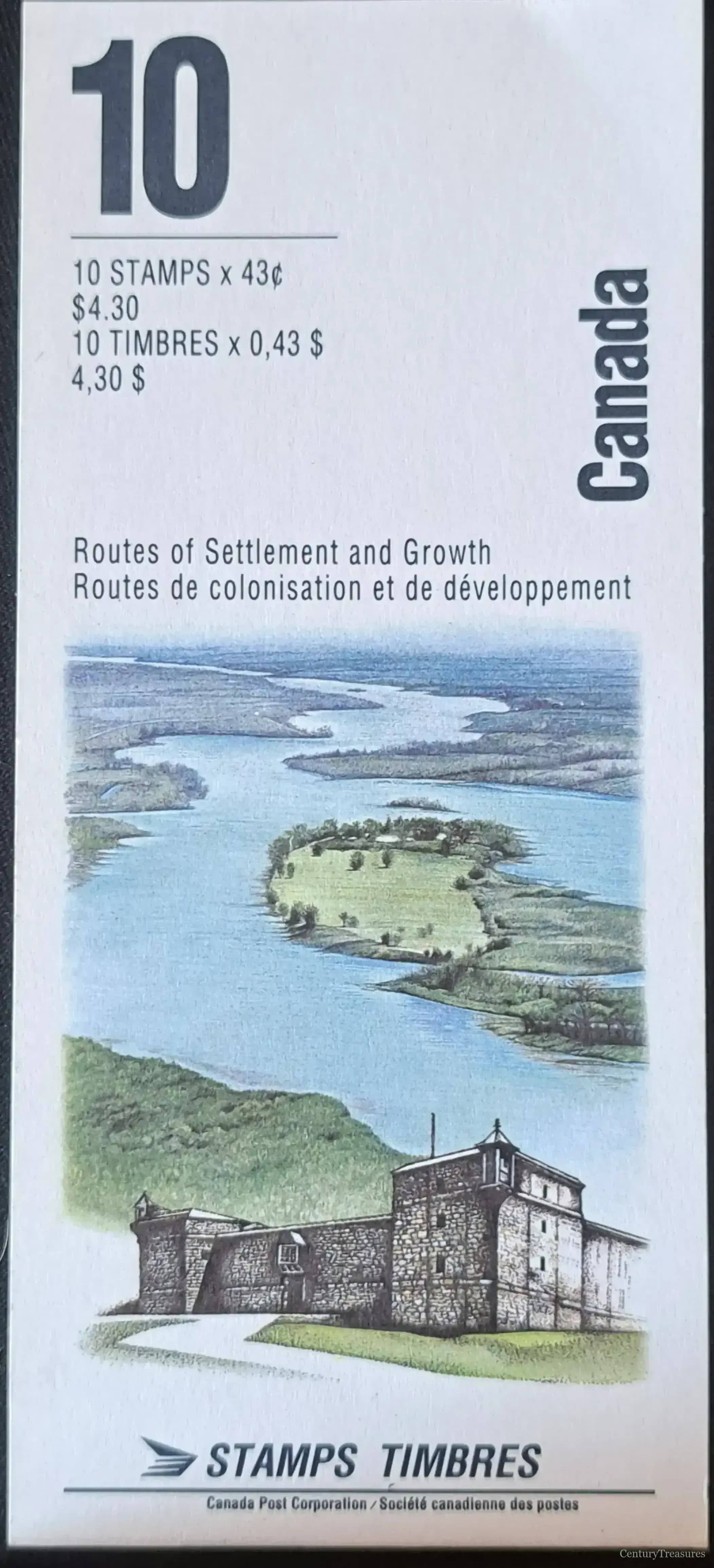Canada Post Heritage Rivers Booklet