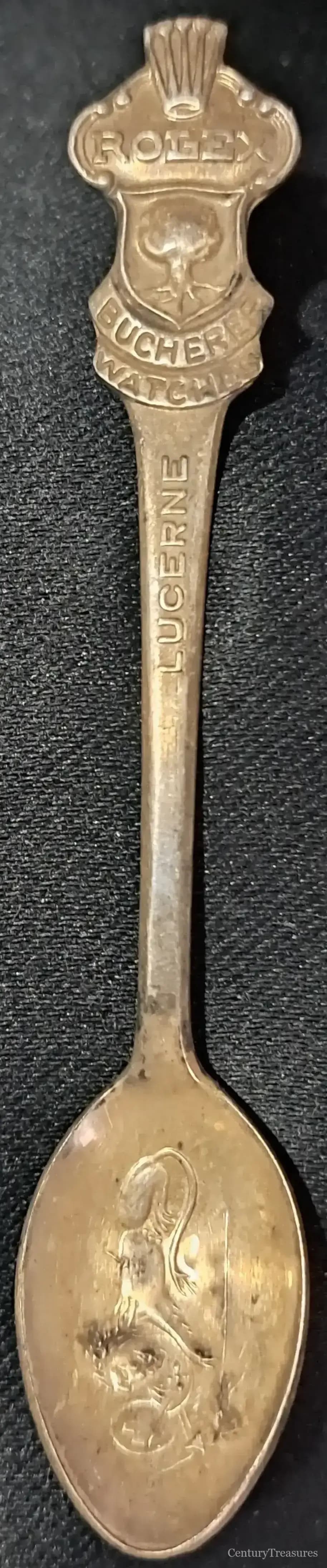 Vintage Rolex Bucherer Lucerne Souvenir Spoon
