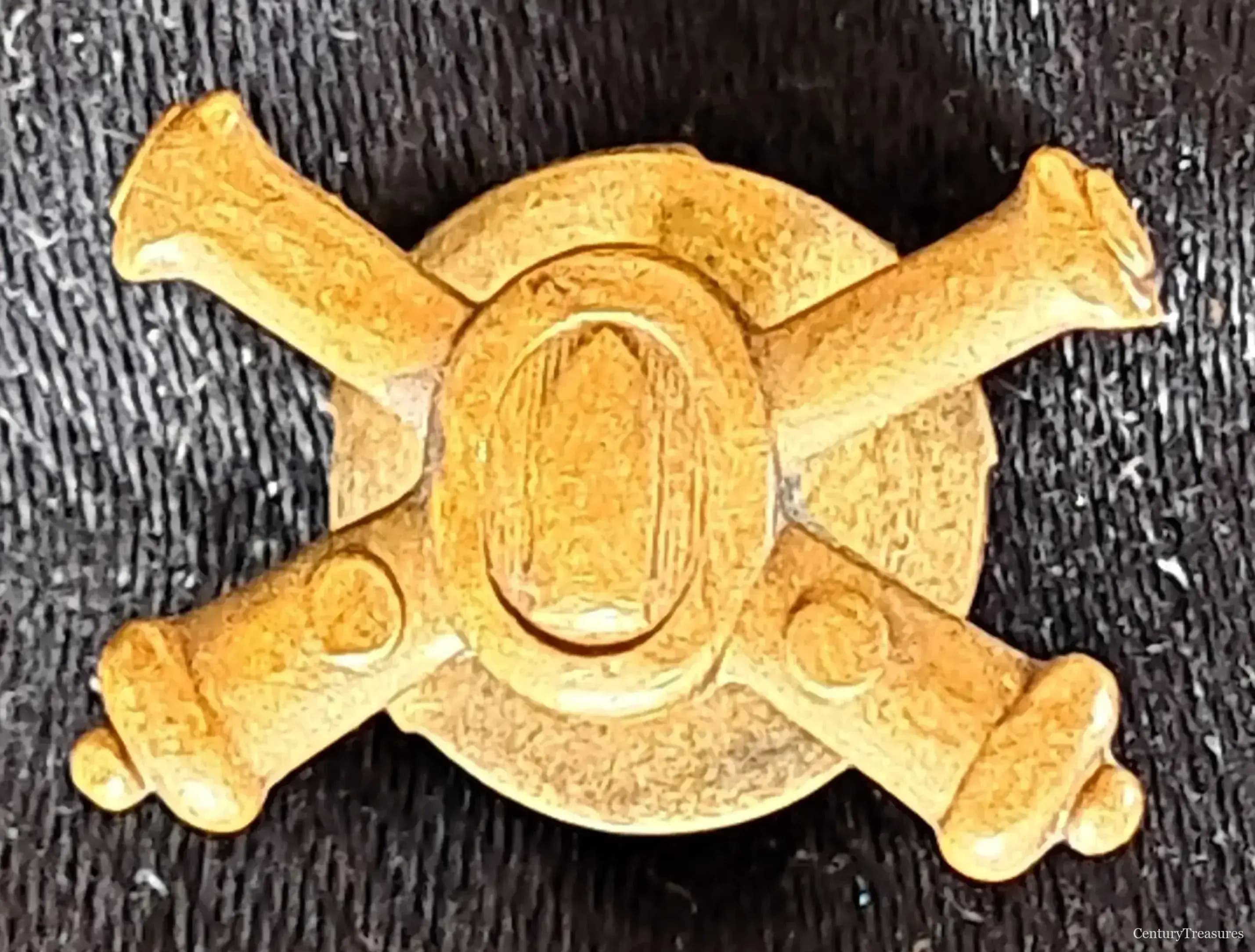 US Army Coast Artillery Corps Collar Insignia