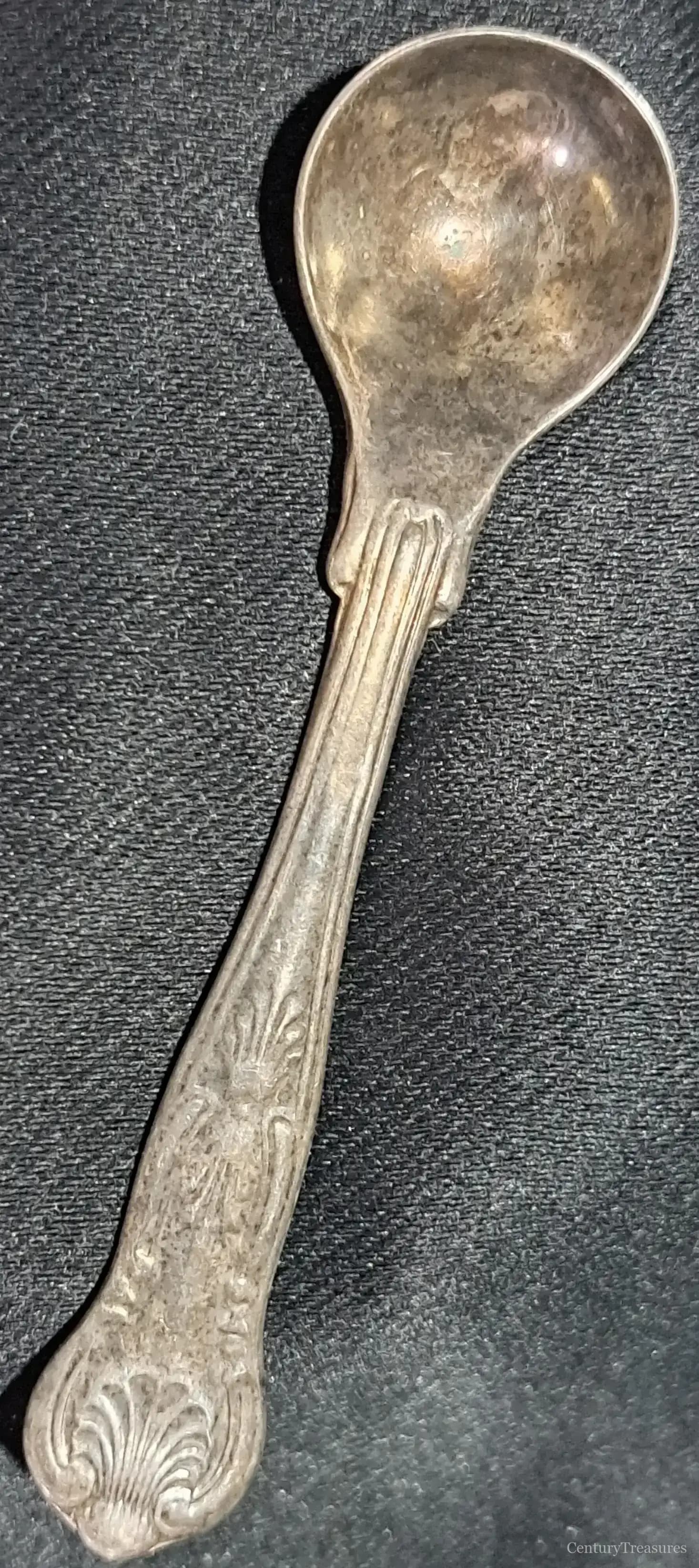 Vintage Silver Plated Salt Spoon