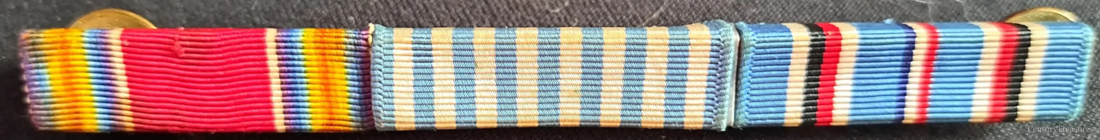 U.S. Ribbon Bar – WWII Victory, UN Korea Service, American Campaign
