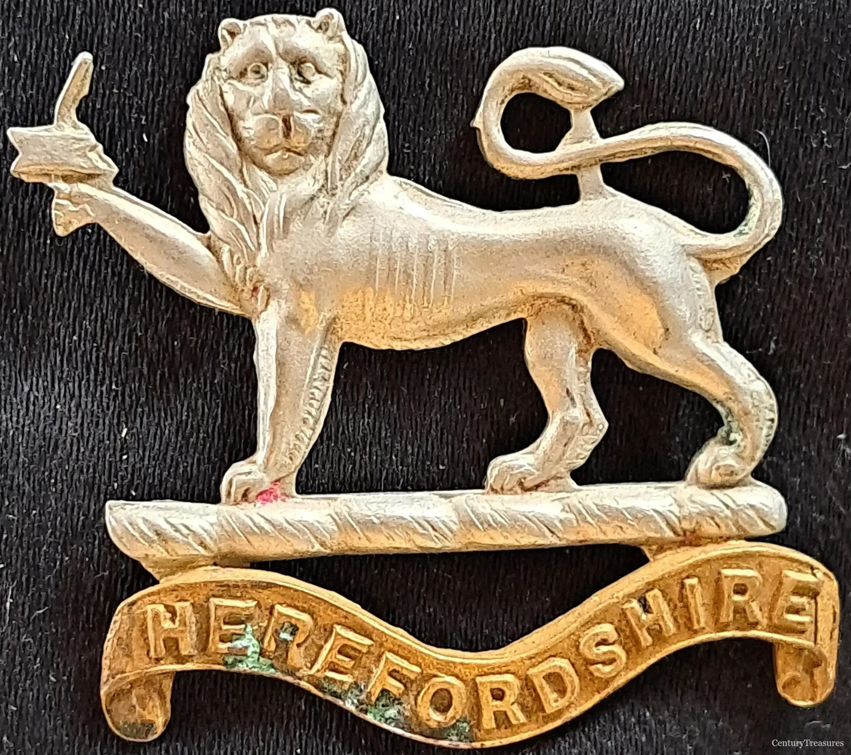 Herefordshire Regiment Cap Badge