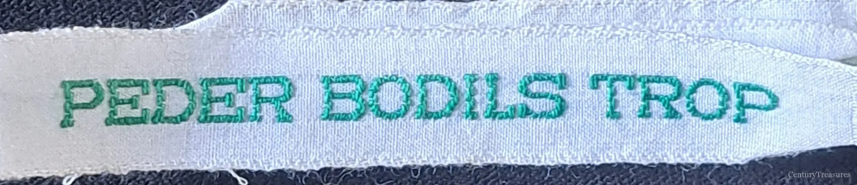 Danish Scout Troop Woven Uniform Name Tape