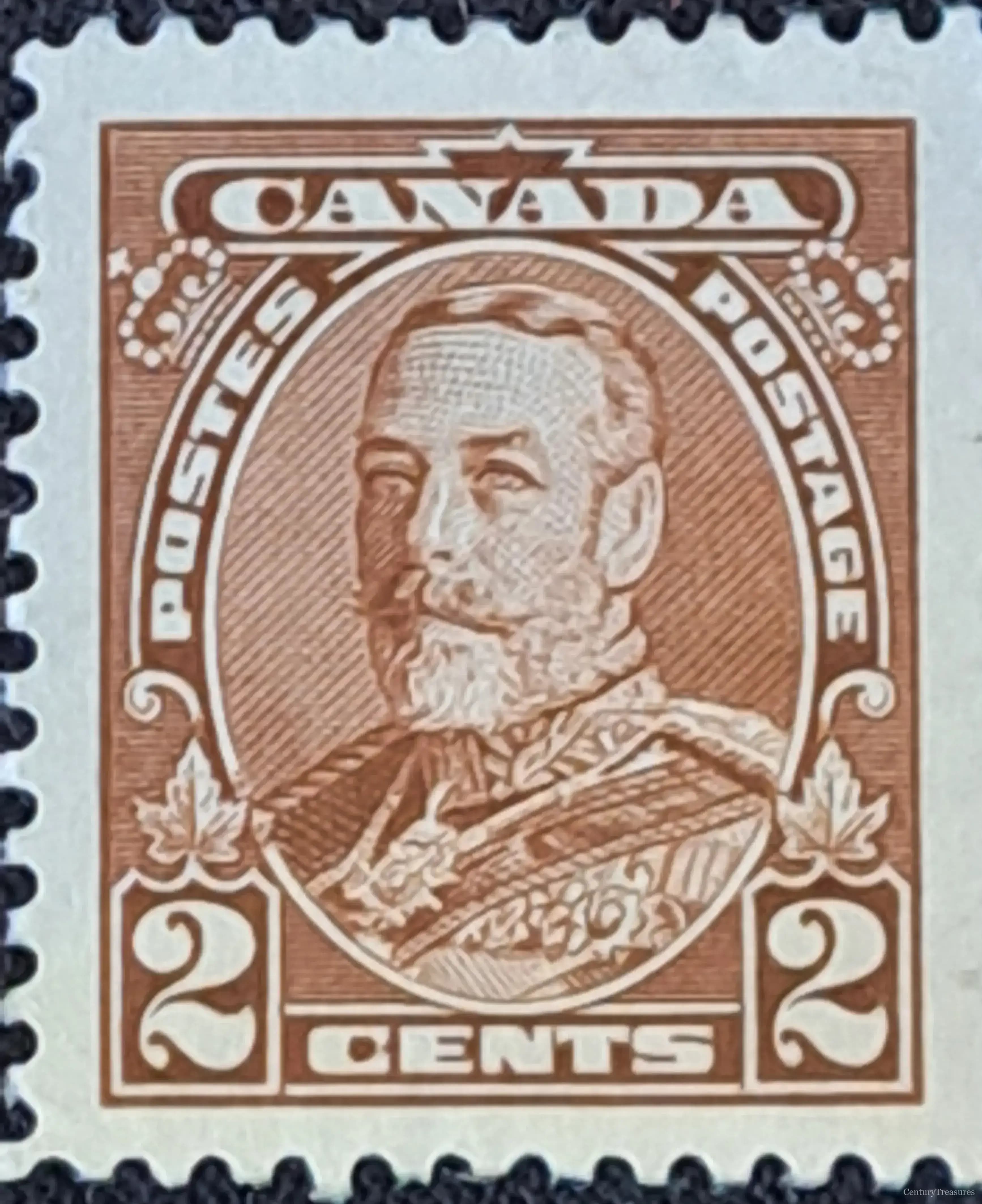 King George V "Arch Issue" Crazy Eye