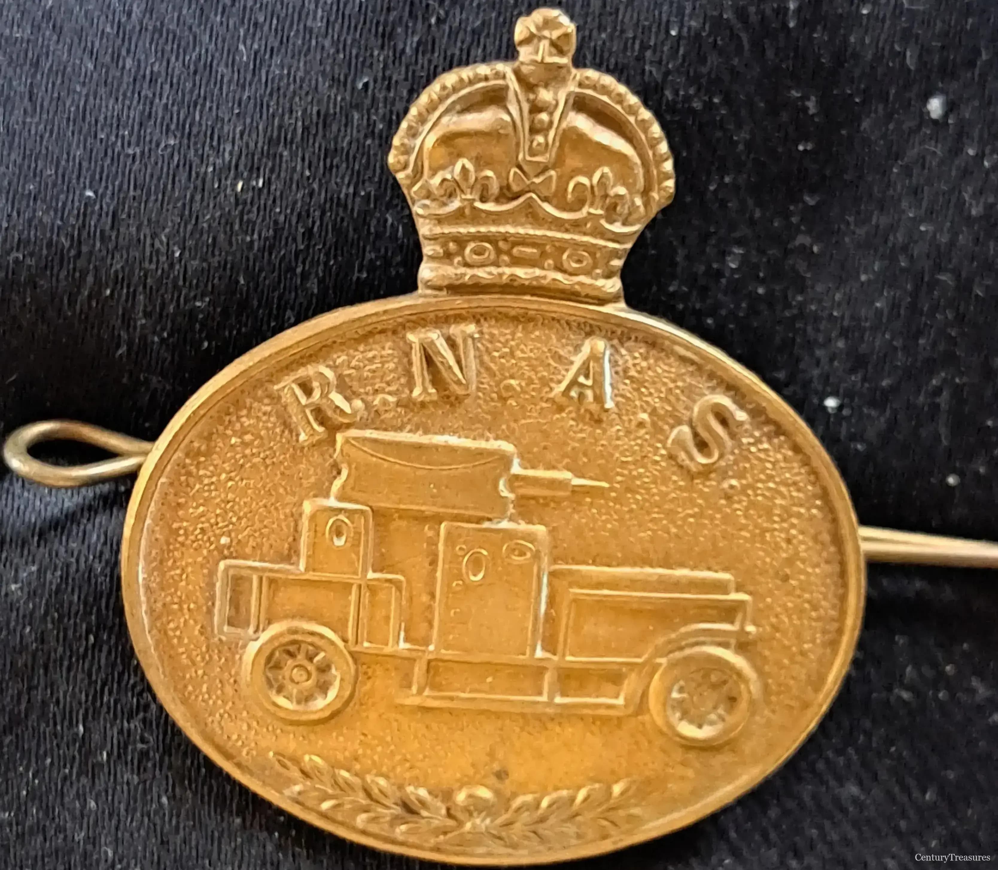 RNAS Armoured Car Section Badge