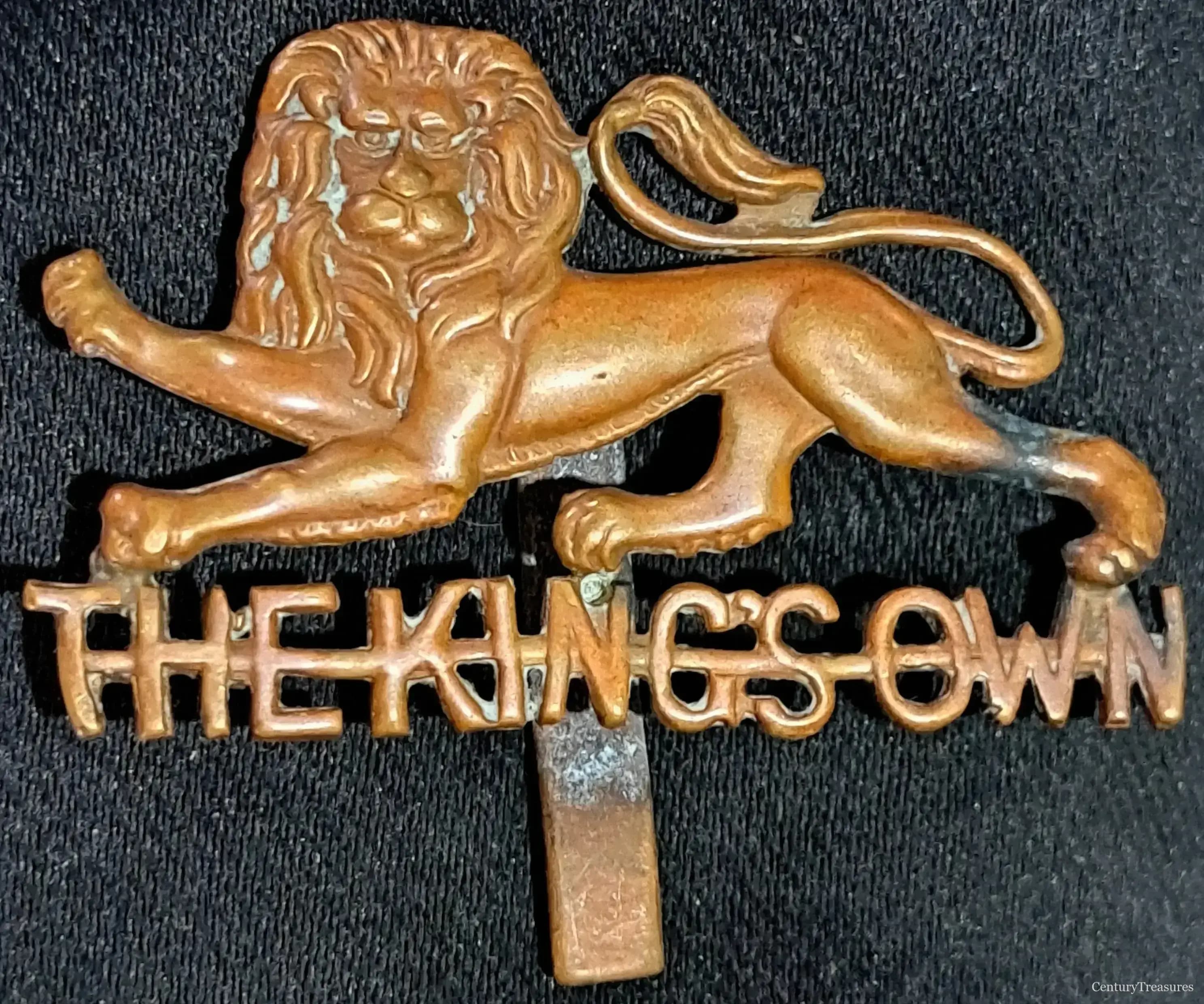 King's Own Royal Regiment Cap Badge
